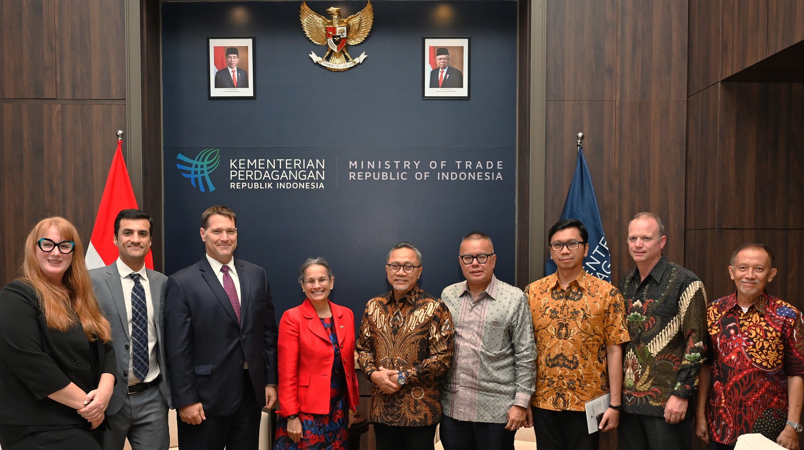 Pertemuan Dubes AS untuk Indonesia, Kamala Shirin Lakhdhir dengan Menteri Perdagangan RI Zulkifli Hasan